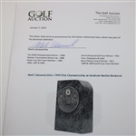 Mark Calcavecchia's 1999 PGA Championship at Medinah Marble Bookend
