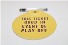 Jack Nicklaus Signed 1965 Masters Tournament SERIES Badge #20545 JSA ALOA