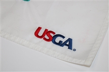 2015 US Open at Chambers Bay White Embroidered Flag