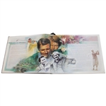 Gary Player Signed 2001 Limited Edition Gold Series 438/1500 'The Art Of Player' Book