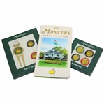 2016 Masters Tournament Ydg Guide, Set of Four (4) Ball Markers & Divot Tool w/Ballmarkers