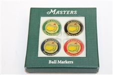 2016 Masters Tournament Ydg Guide, Set of Four (4) Ball Markers & Divot Tool w/Ballmarkers