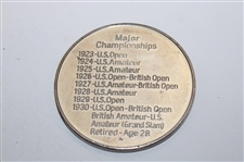 Bobby Jones Major Championship Wins Commemorative Coin