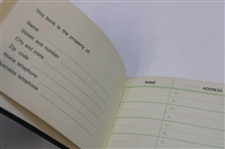 1967 Masters Tournament Gift - Address Book
