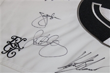 Spieth, Mcilroy, Thomas, & Other Champs Signed Tour Championship East Lake Flag JSA ALOA