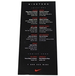 Tiger Woods 1996 Niketown Rookie Card/Ad Piece