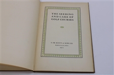 1922 1st Ed 'The Seeding And Care Of Golf Courses' Book Ex Murdoch Library