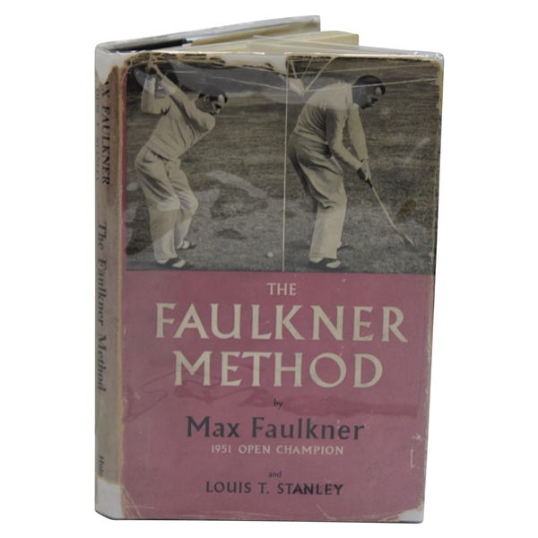 Max Faulkner, Alf Padgham & Sam King Signed 1952 The Faulkner Method Book JSA ALOA