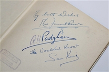 Max Faulkner, Alf Padgham & Sam King Signed 1952 The Faulkner Method Book JSA ALOA