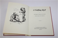 1978 Limited Edition Reprint 32/250 A Golfing Idyll By Violet Flint Signed By Publisher