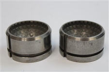 Pair of Vintage Mesh Golf Ball Molds
