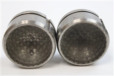Pair of Vintage Mesh Golf Ball Molds