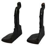 Vintage Knickered Golfer Figure Bookends 