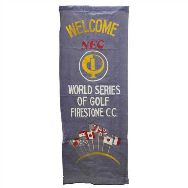 World Series Of Golf Firestone Large Canvas Banner