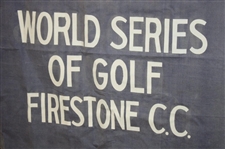 World Series Of Golf Firestone Large Canvas Banner