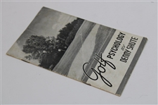 Golf Psychology Booklet By Denny Shute