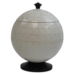 Vintage Tall Plastic Silver King Mesh Golf Ball Ice Bucket