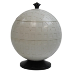 Vintage Tall Plastic Silver King Mesh Golf Ball Ice Bucket
