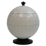 Vintage Tall Plastic Silver King Mesh Golf Ball Ice Bucket