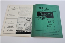 Arnold Palmer Signed 1953 Ohio State Amateur Program JSA ALOA