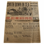 July 1927 Wisconsin News Headline Bobby Jones Wins British Open Title