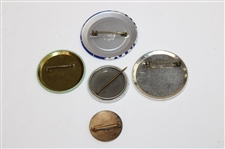Five (5) Tournament Contestant Badges - Cajun, Lucky, 500 Festival & more - Charles Coody Collection