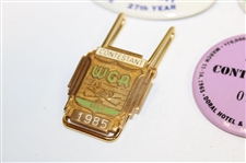 Ten (10) Tournament Contestant Badges - Doral, Crosby, Colonial & more - Charles Coody Collection