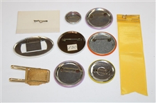 Ten (10) Tournament Contestant Badges - Doral, Crosby, Colonial & more - Charles Coody Collection