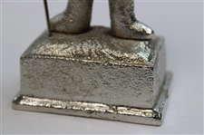 Silver King Golf Ball Man Mini Display Statue Holding A Club