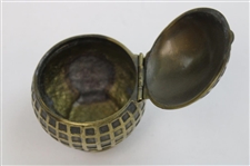 Vintage Golf Ball Shape Candle/Holder JB 3482