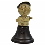 Vintage Golf Ball Man Bell
