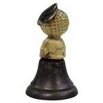 Vintage Golf Ball Man Bell