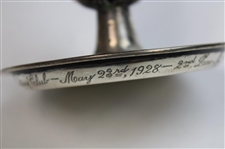 1928 Danwoodie Country Club One Day Tournament 2nd Low Net Lighter/Ash Tray