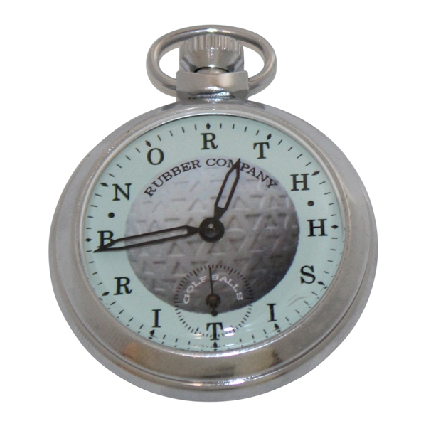 North British Rubber Company Golf Ball Pocket Watch