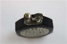 Dual Sided Golf Themed Lighter - Mesh Pattern & Club w/Ball