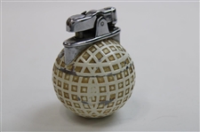 Mesh Pattern Ronson de Light Bogey Golf Ball Themed Lighter