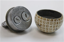 Mesh Pattern Ronson de Light Bogey Golf Ball Themed Lighter