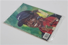 Tiger Woods Legends Sports Memorabilia Magazine with Uncut Sheet of Cards