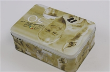 Arnold Palmer 50th Appearance at The Masters Comm. Coin & Golf Balls in Tin