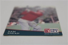 Sam Snead Signed 1991 Senior PGA Tour Pro-Set Golf Card JSA ALOA