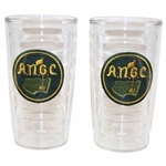 Pair of Augusta National Golf Club 'A.N.G.C' Patch Logo 16oz Tervis Tumbler Cups
