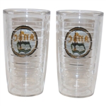 Pair of Augusta National Golf Club 'A.N.G.C' Patch Logo 16oz Tervis Tumbler Cups