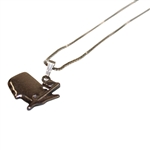 Masters Tournament Logo Sterling Silver Necklace in Case