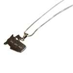 Masters Tournament Logo Sterling Silver Necklace in Case