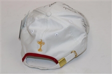 Tiger, Phil & Team USA Signed 2010 Ryder Cup at Celtic Manor Hat JSA ALOA