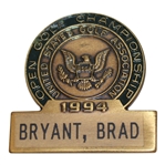 Brad Bryant’s 1994 US Open at Oakmont Contestant Badge