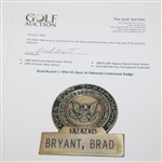Brad Bryant’s 1994 US Open at Oakmont Contestant Badge