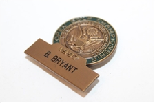 Brad Bryant’s 1997 US Open at Congressional Country Club Contestant Badge