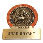 Brad Bryant’s 2005 US Senior Open at NCR Country Club Contestant Badge
