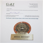Brad Bryant’s 2005 US Senior Open at NCR Country Club Contestant Badge